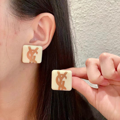 [AuraJewelry]Classic Letter Earrings