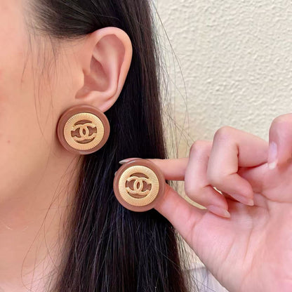 [AuraJewelry]Classic Double C Earrings