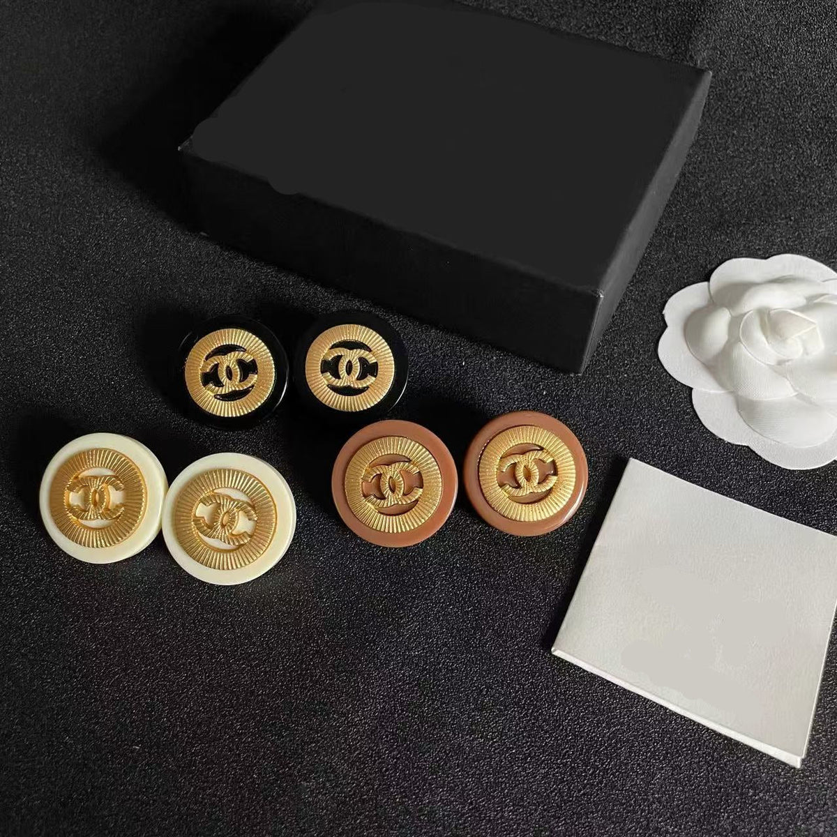 [AuraJewelry]Classic Double C Earrings