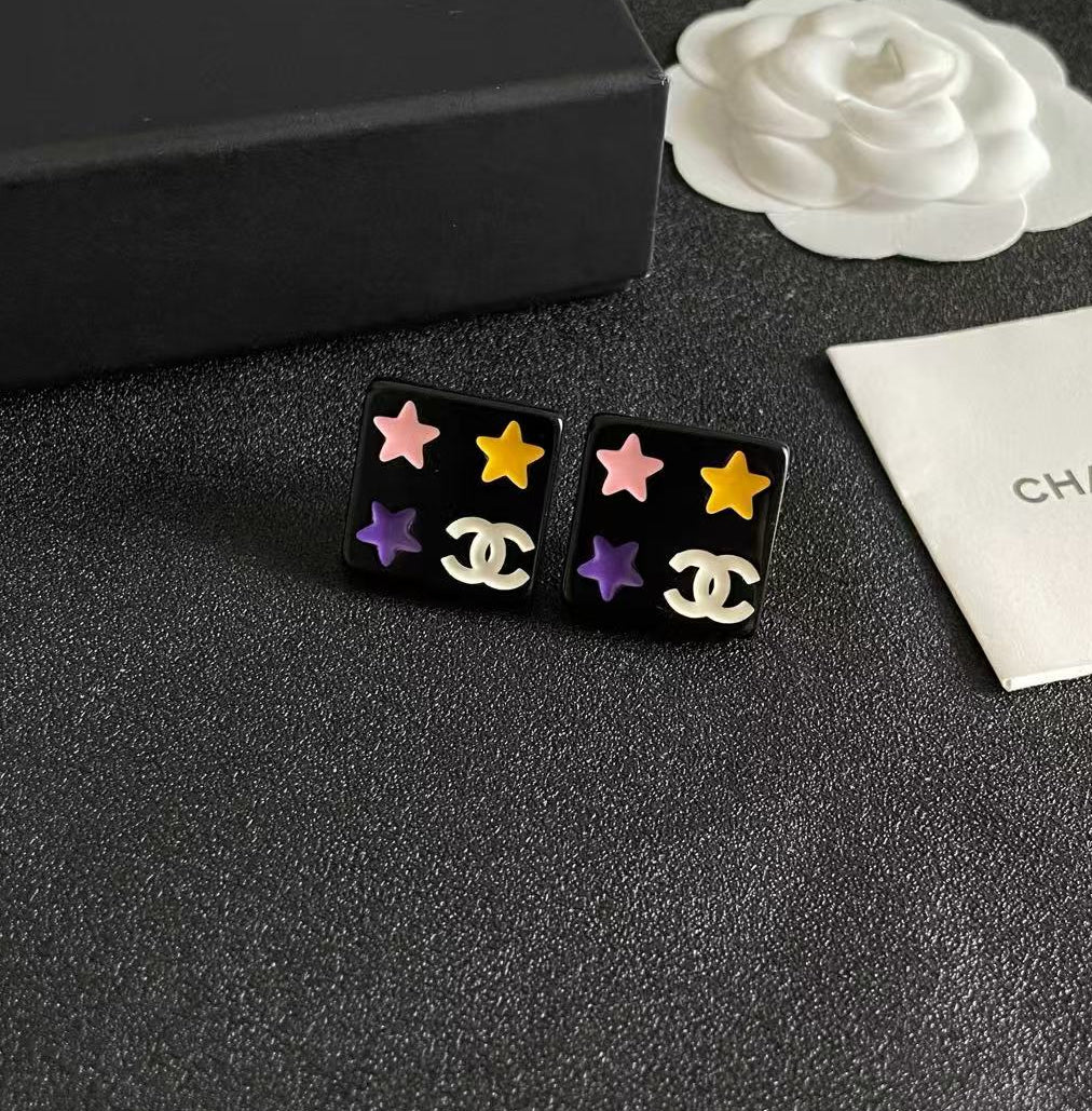 [AuraJewelry]Square Stud Earrings