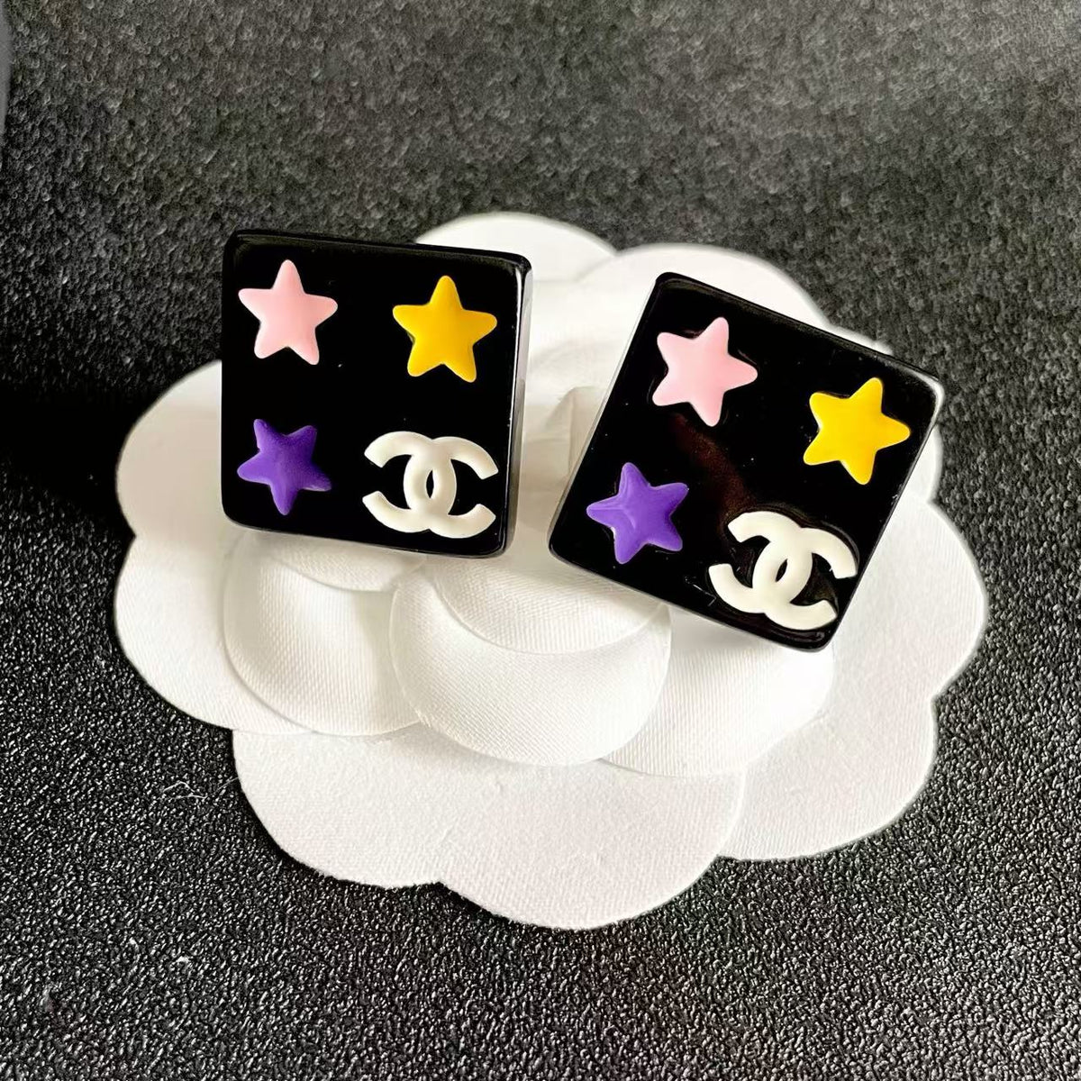 [AuraJewelry]Square Stud Earrings