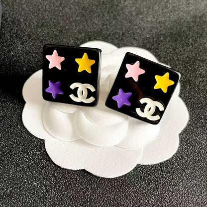 [AuraJewelry]Square Stud Earrings