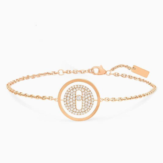 [AuraJewelry]LUCKY MOVE DIAMOND PAVED BRACELET