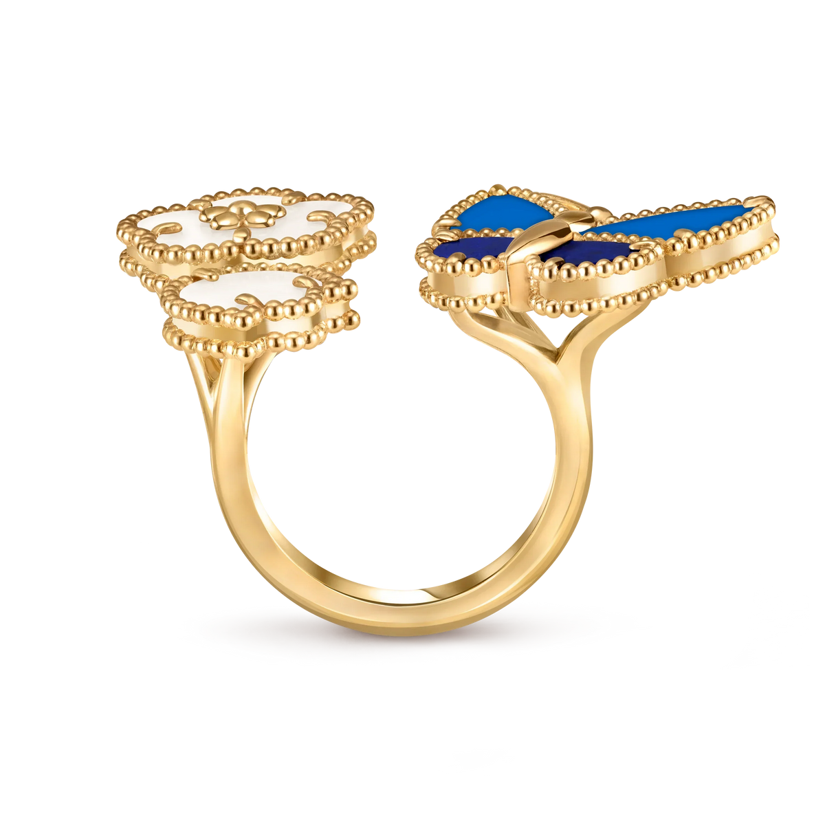[AuraJewelry] 2026 NEW MODEL SPRING LUCKY 3 MOTIF GOLD RING