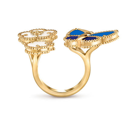 [AuraJewelry] 2026 NEW MODEL SPRING LUCKY 3 MOTIF GOLD RING