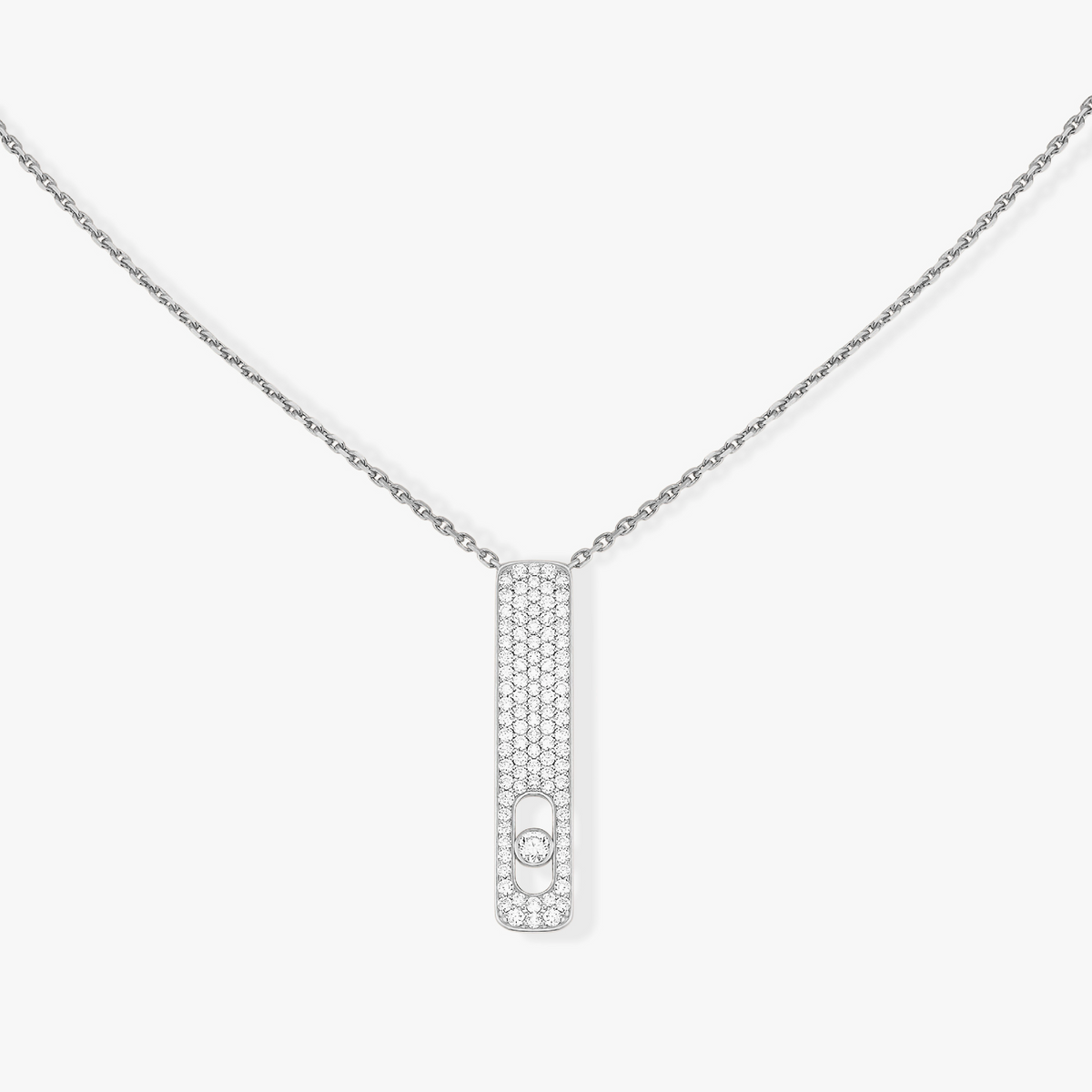 [AuraJewelry]MY FIRST DIAMOND PAVED NECKLACE