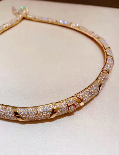 [✨AuraJewelry✨]HAUTE COUTURE GOLD SERPENTI NECKLACE