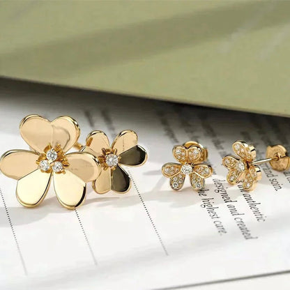 ¡®AuraJewelry¡¯CLOVER COMOS GOLD DIAMOND RING