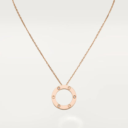 ¡®AuraJewelry¡¯LOVE NECKLACE 16MM 3 DIAMONDS
