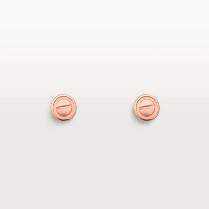 ¡®AuraJewelry¡¯LOVE EARRINGS PINK GOLD 10MM