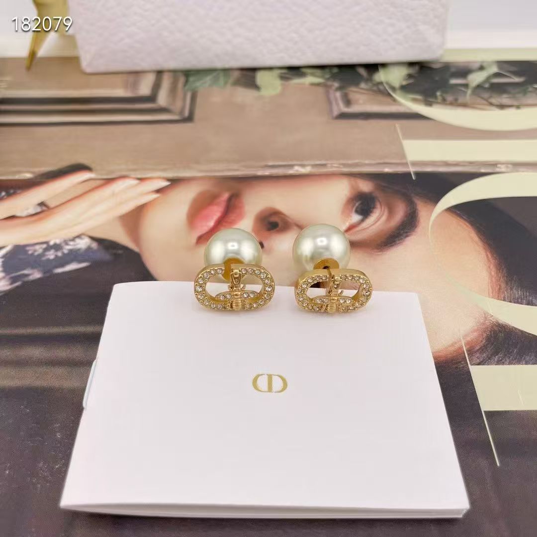 [AuraJewelry]CD Honeycomb Pearl Stud Earrings