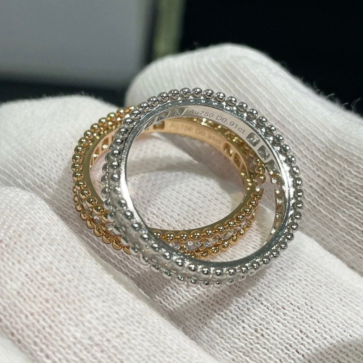 ¡®AuraJewelry¡¯PERLEE DIAMOND ROSE GOLD RING