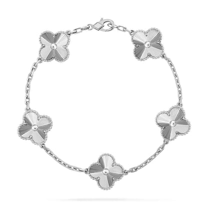 [AuraJewelry]New  CLOVER 5 MOTIF LASER BRACELET COLLECTION