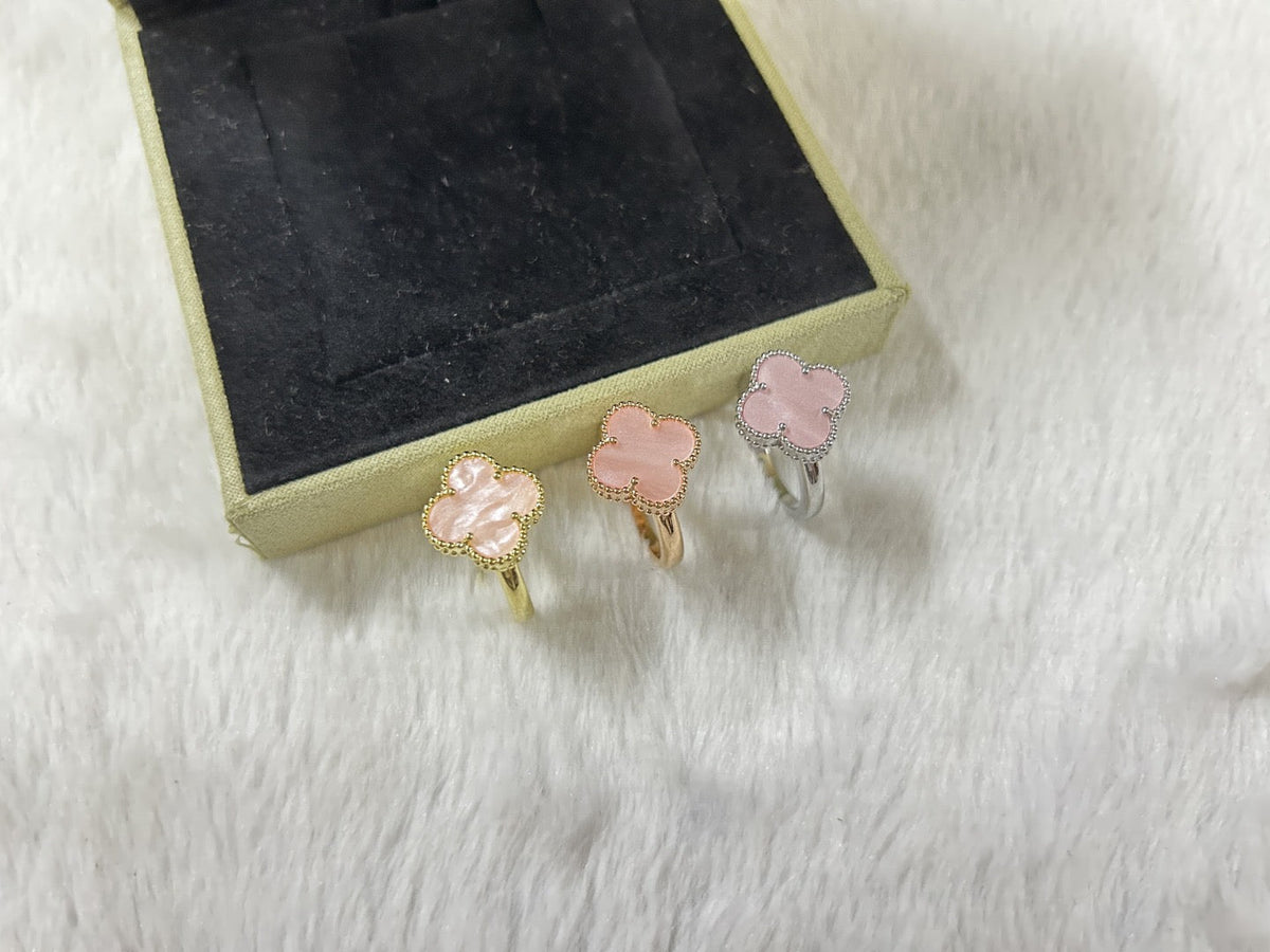 [AuraJewelry]Pink Clover Ring