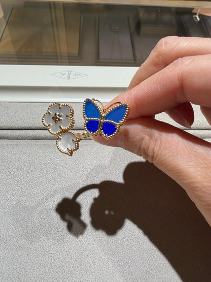 [AuraJewelry]LUCKY SPRING BUTTERFLY OPEN-FACE RINGS