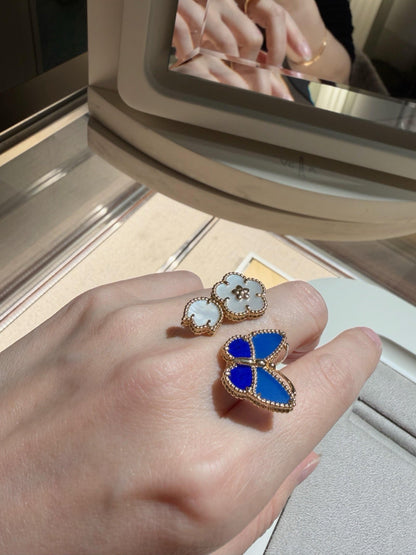 [AuraJewelry]LUCKY SPRING BUTTERFLY OPEN-FACE RINGS