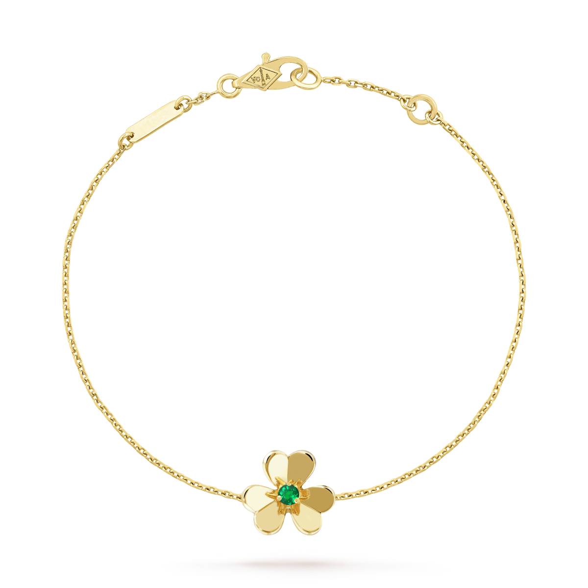¡®AuraJewelry¡¯FRIVOLE GOLD FLOWER PINK MALACHITE BRACELET