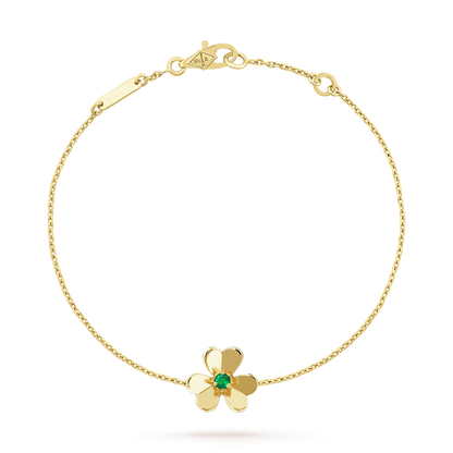 ¡®AuraJewelry¡¯FRIVOLE GOLD FLOWER PINK MALACHITE BRACELET