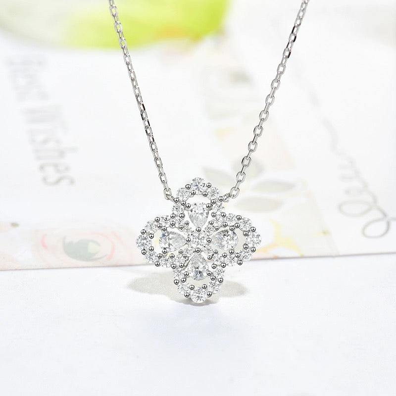 ¡®AuraJewelry¡¯LOOP NECKLACE FULL MOTIF DIAMOND 16MM MULTIPLE COLORS