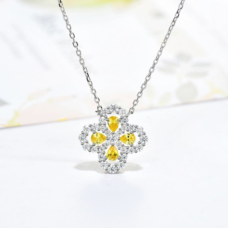 ¡®AuraJewelry¡¯LOOP NECKLACE FULL MOTIF DIAMOND 16MM MULTIPLE COLORS