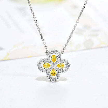 ¡®AuraJewelry¡¯LOOP NECKLACE FULL MOTIF DIAMOND 16MM MULTIPLE COLORS