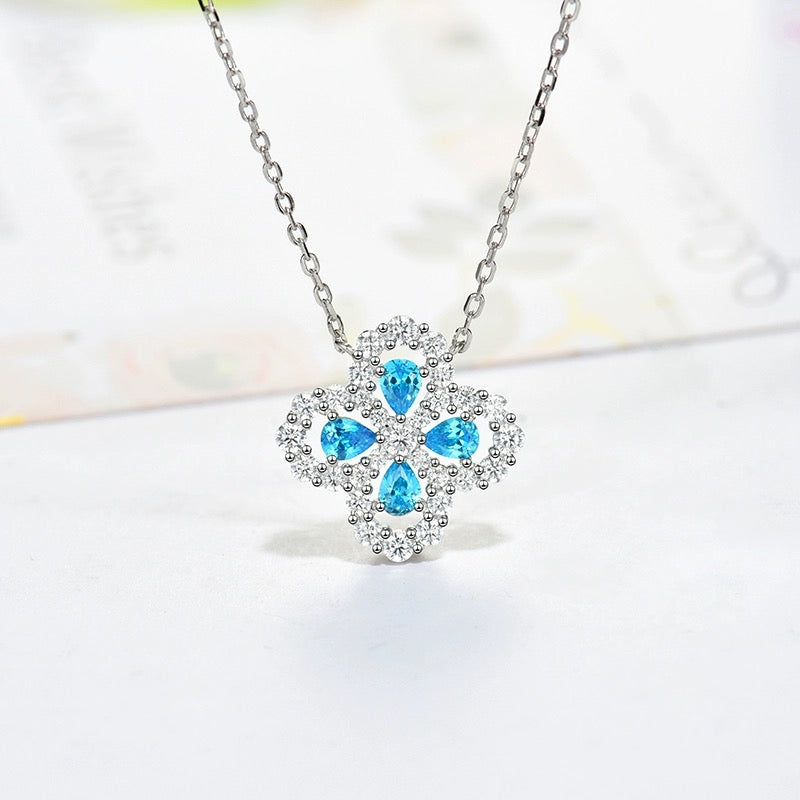 ¡®AuraJewelry¡¯LOOP NECKLACE FULL MOTIF DIAMOND 16MM MULTIPLE COLORS