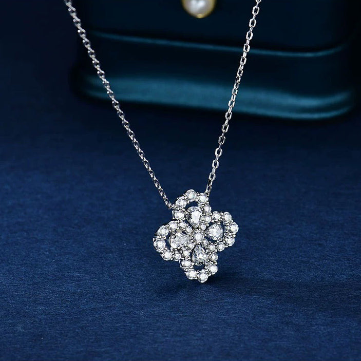 ¡®AuraJewelry¡¯LOOP NECKLACE FULL MOTIF DIAMOND 16MM MULTIPLE COLORS