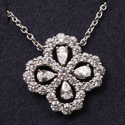 ¡®AuraJewelry¡¯LOOP NECKLACE FULL MOTIF DIAMOND 16MM MULTIPLE COLORS