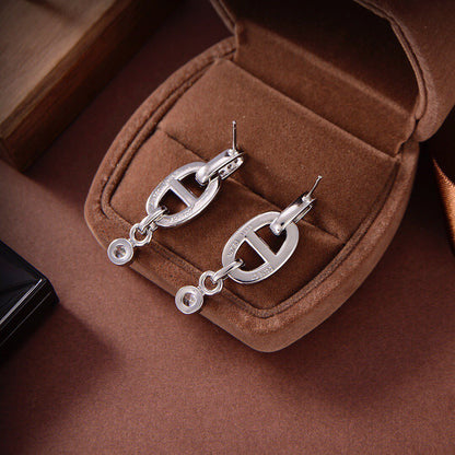 ¡®AuraJewelry¡¯HM CHAINE DIAMOND EARRINGS