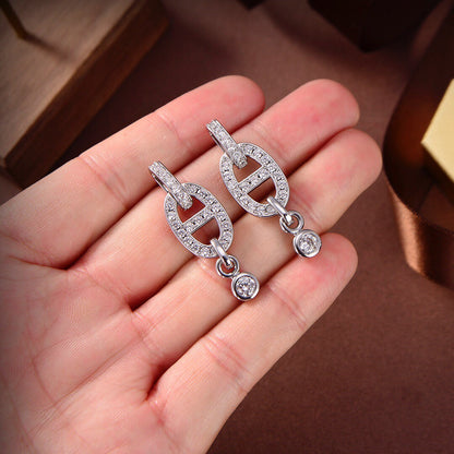 ¡®AuraJewelry¡¯HM CHAINE DIAMOND EARRINGS