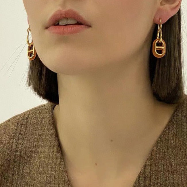 ¡®AuraJewelry¡¯HM O'MAILLON GOLD EARRINGS