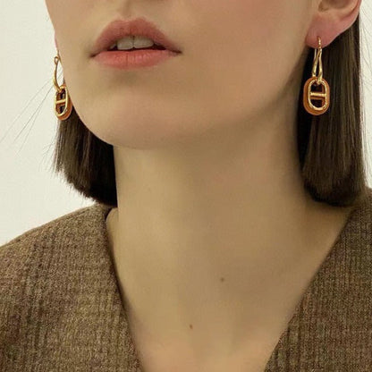 ¡®AuraJewelry¡¯HM O'MAILLON GOLD EARRINGS