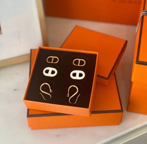 ¡®AuraJewelry¡¯HM O'MAILLON GOLD EARRINGS