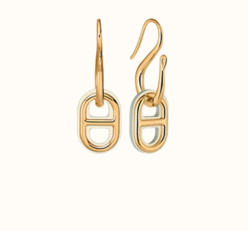 ¡®AuraJewelry¡¯HM O'MAILLON GOLD EARRINGS