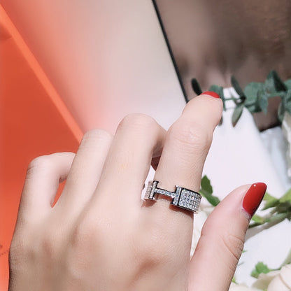 ¡®AuraJewelry¡¯H RING FULL DIAMOND