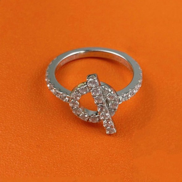 ¡®AuraJewelry¡¯ECHAPPEE RING SILVER DIAMOND