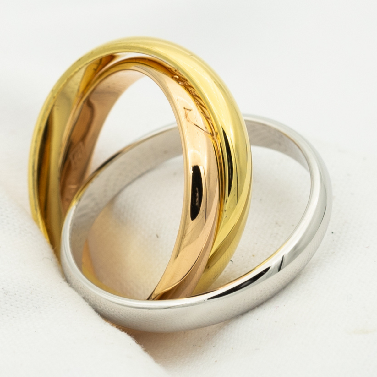 ¡®AuraJewelry¡¯TRINITY RING GOLD PINK GOLD SILVER