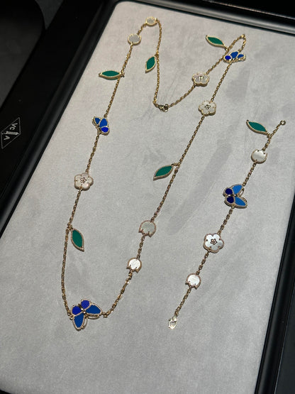 [AuraJewelry] 26 NEW CLOVER 15 MOTIFS LUCKY NECKLACE