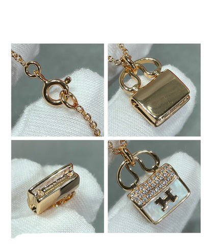 ¡®AuraJewelry¡¯H CIRCE MOISSANITE PENDANT NECKLACE GOLD