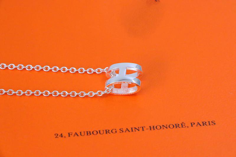 ¡®AuraJewelry¡¯HM NECKLACE H LETTER OVAL SERIES