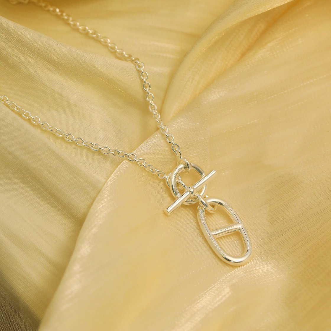 ¡®AuraJewelry¡¯HM CHAINE D'ANCRE PENDANT NECKLACE STERLING SILVER