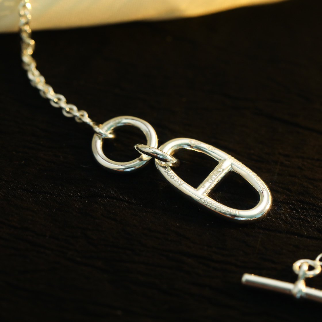 ¡®AuraJewelry¡¯HM CHAINE D'ANCRE PENDANT NECKLACE STERLING SILVER