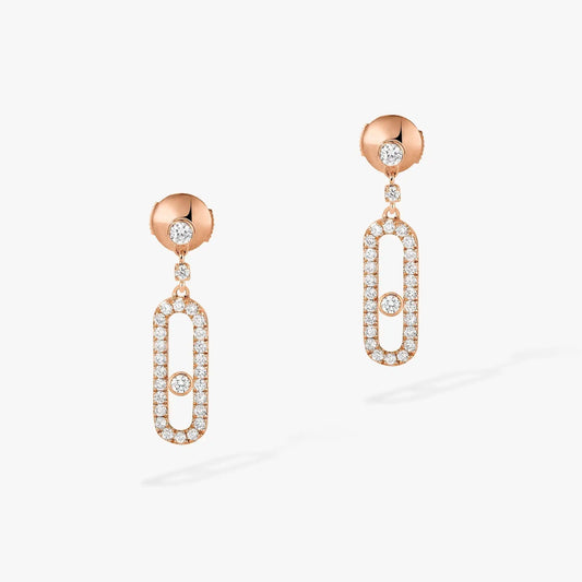 [AuraJewelry]DORMEUSES MOVE UNO DIAMOND EARRINGS