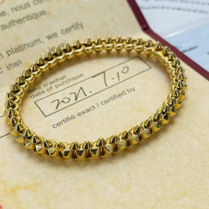 [AuraJewelry]CLASH PINK GOLD Silver   Gold  BRACELET
