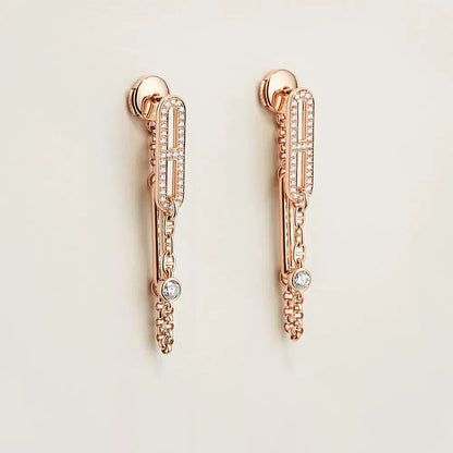 ¡®AuraJewelry¡¯CHAINE CHAOS DIAMOND DROP EARRINGS