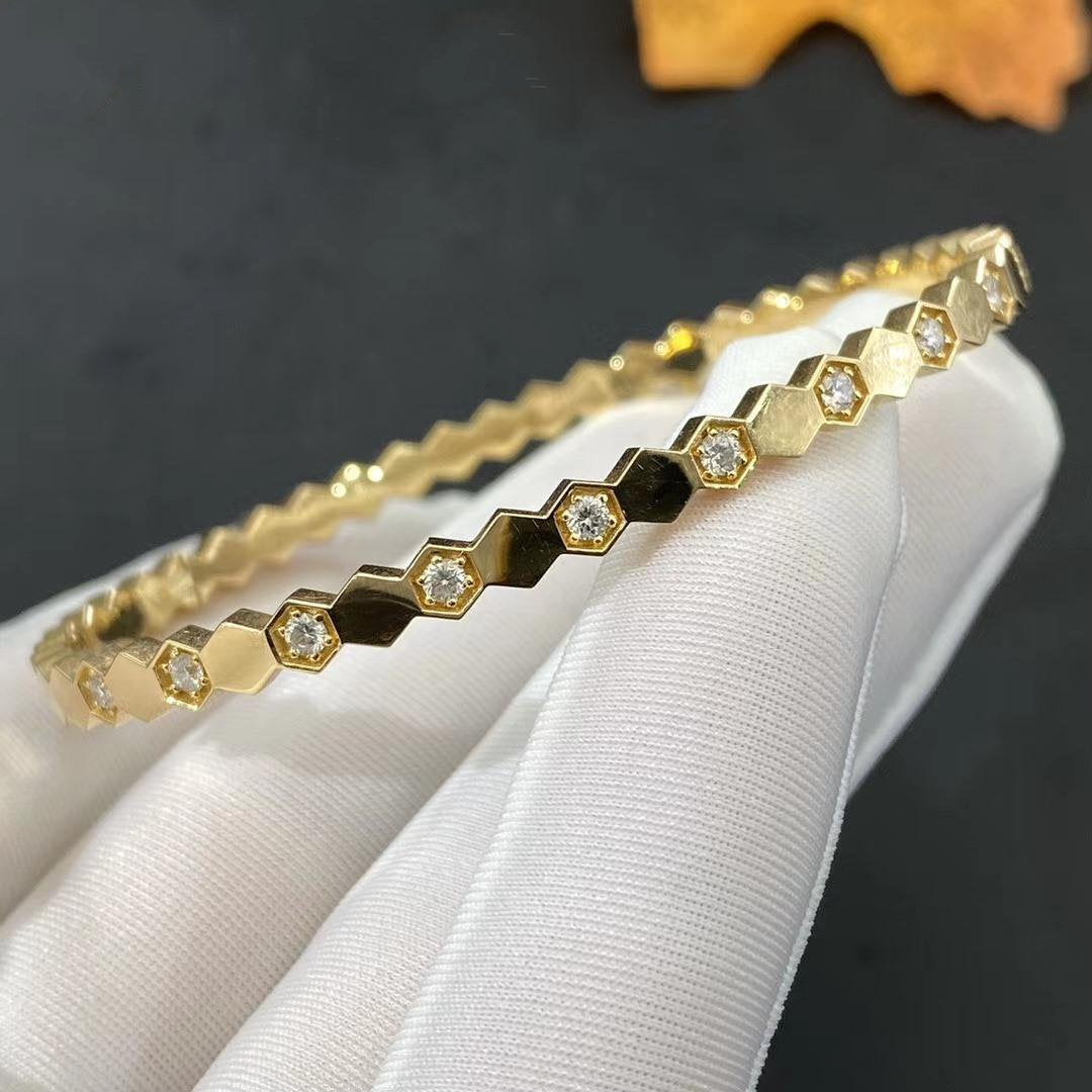 ¡®AuraJewelry¡¯BEE LOVE GOLD DIAMOND BRACELET