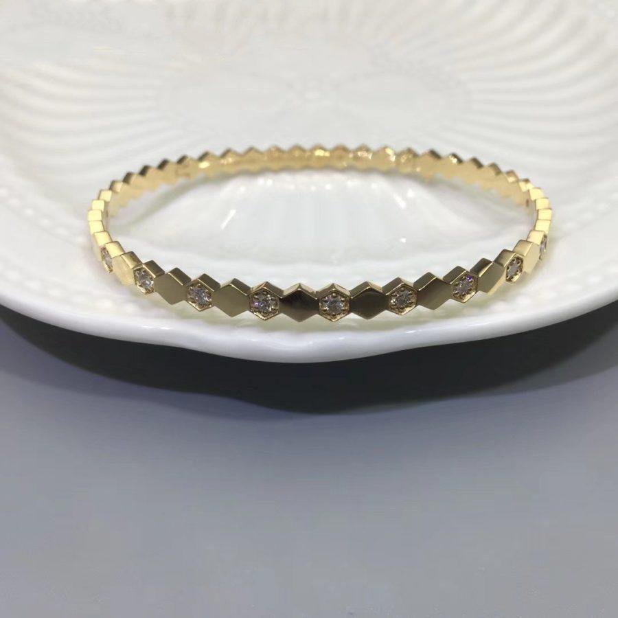 ¡®AuraJewelry¡¯BEE LOVE GOLD DIAMOND BRACELET
