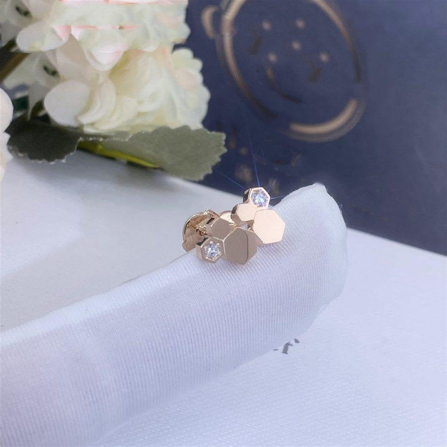¡®AuraJewelry¡¯BEE LOVE PINK GOLD DIAMOND EARRINGS