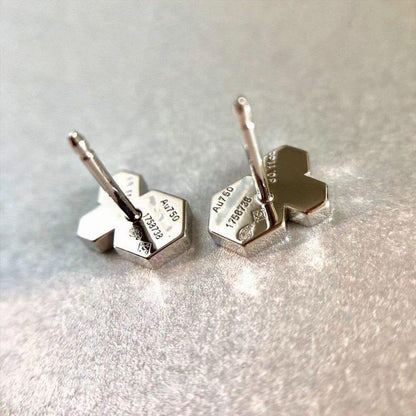 ¡®AuraJewelry¡¯BEE LOVE SILVER DIAMOND EARRINGS