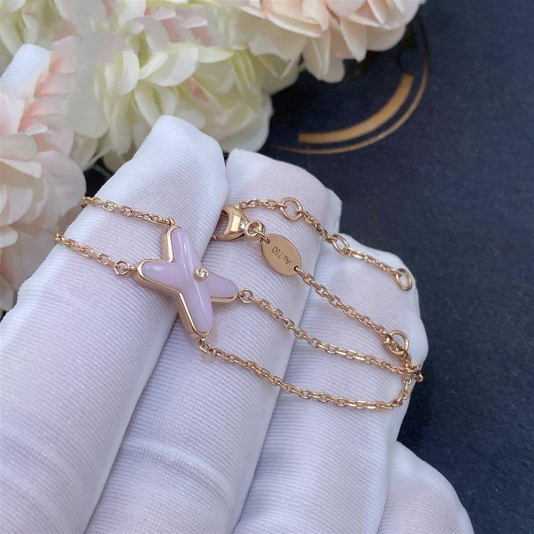 ¡®AuraJewelry¡¯JEUX BRACELET PINK MOP PINK GOLD 1 DIAMOND